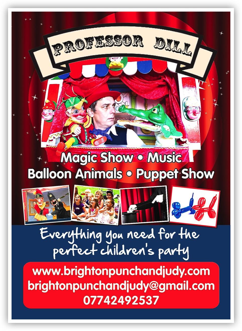 Childrens Puppet Show Book PUNCH AND JUDY HIRE Surrey. London